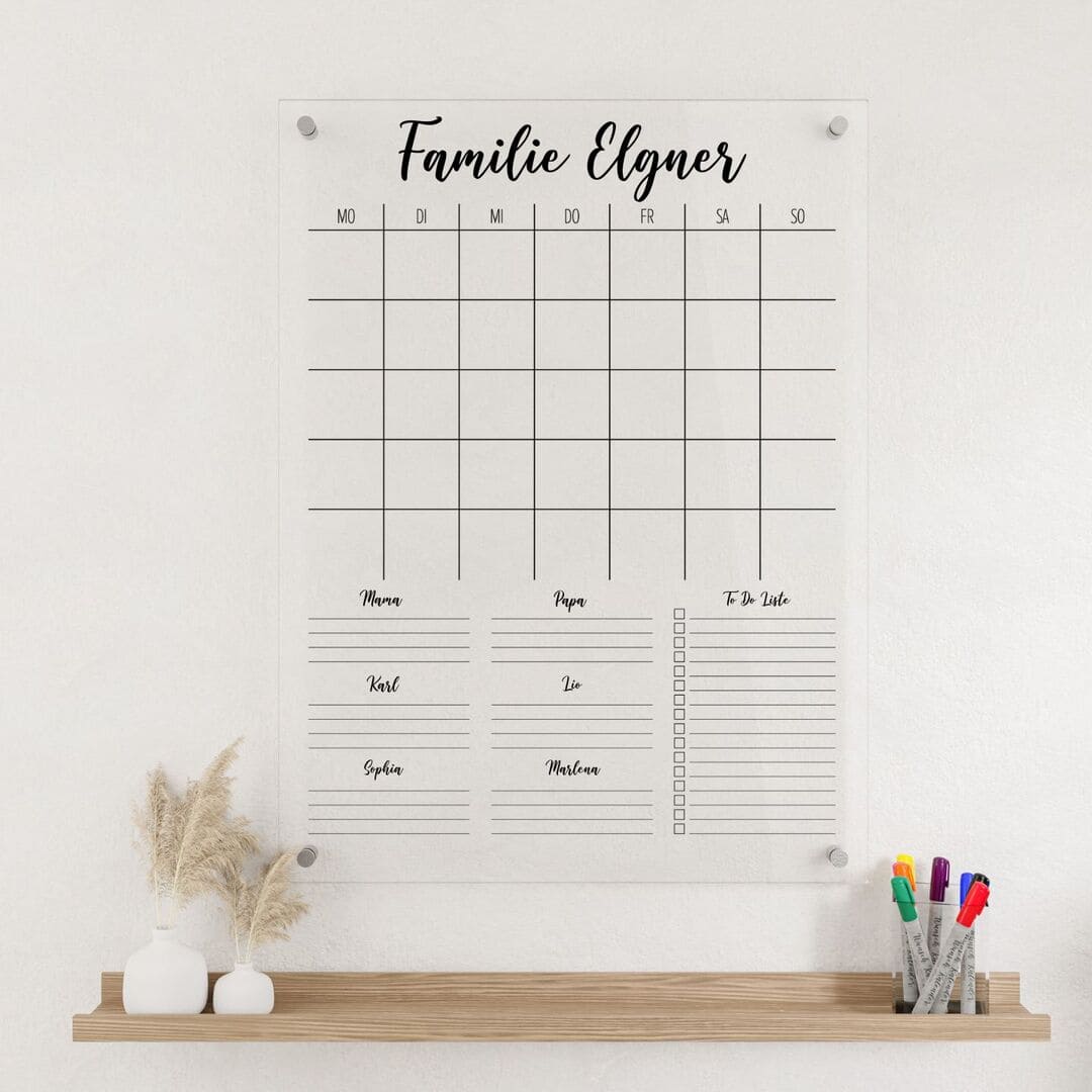 Hochkant 6-Namen Familienplaner