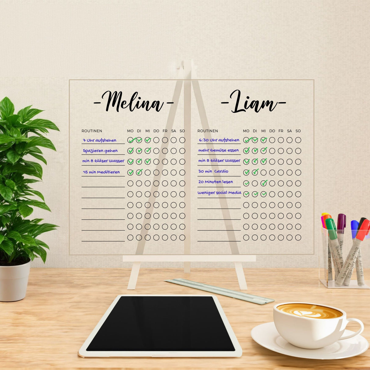 Habit Tracker für 2 "DuoPerspektive"