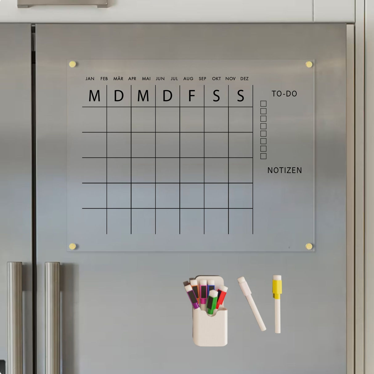 Kühlschrankplaner "Monatskalender"