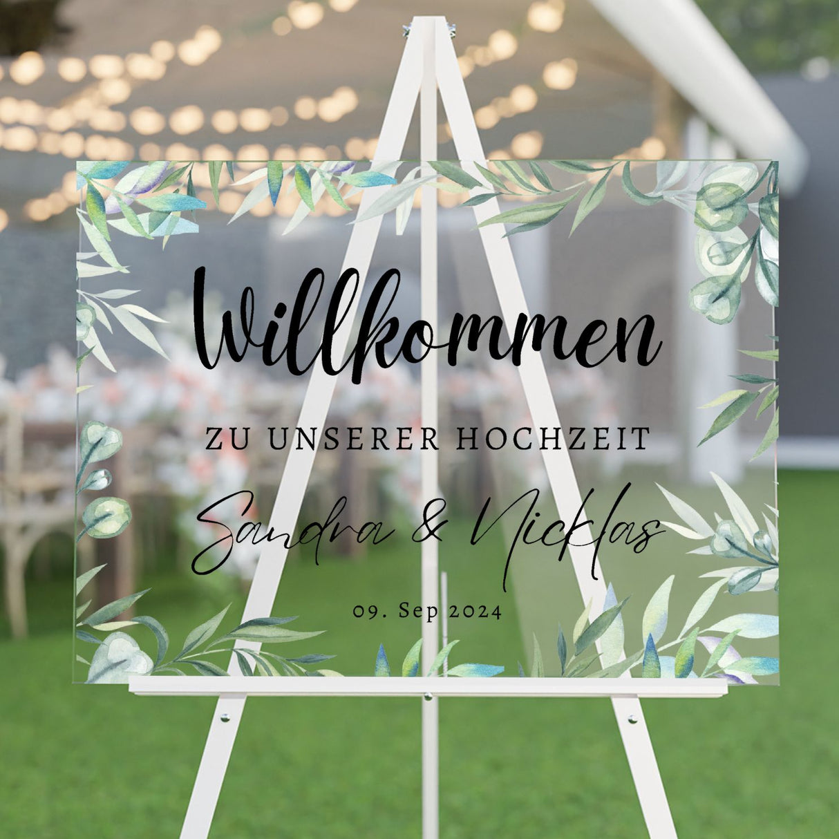 Hochzeitsschild "Flitterwochen"