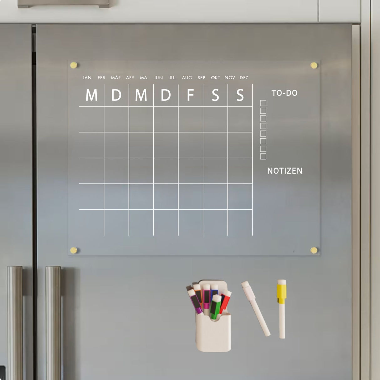 Kühlschrankplaner "Monatskalender"