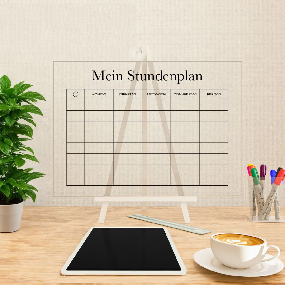 Stundenplan "Minimalistisch"