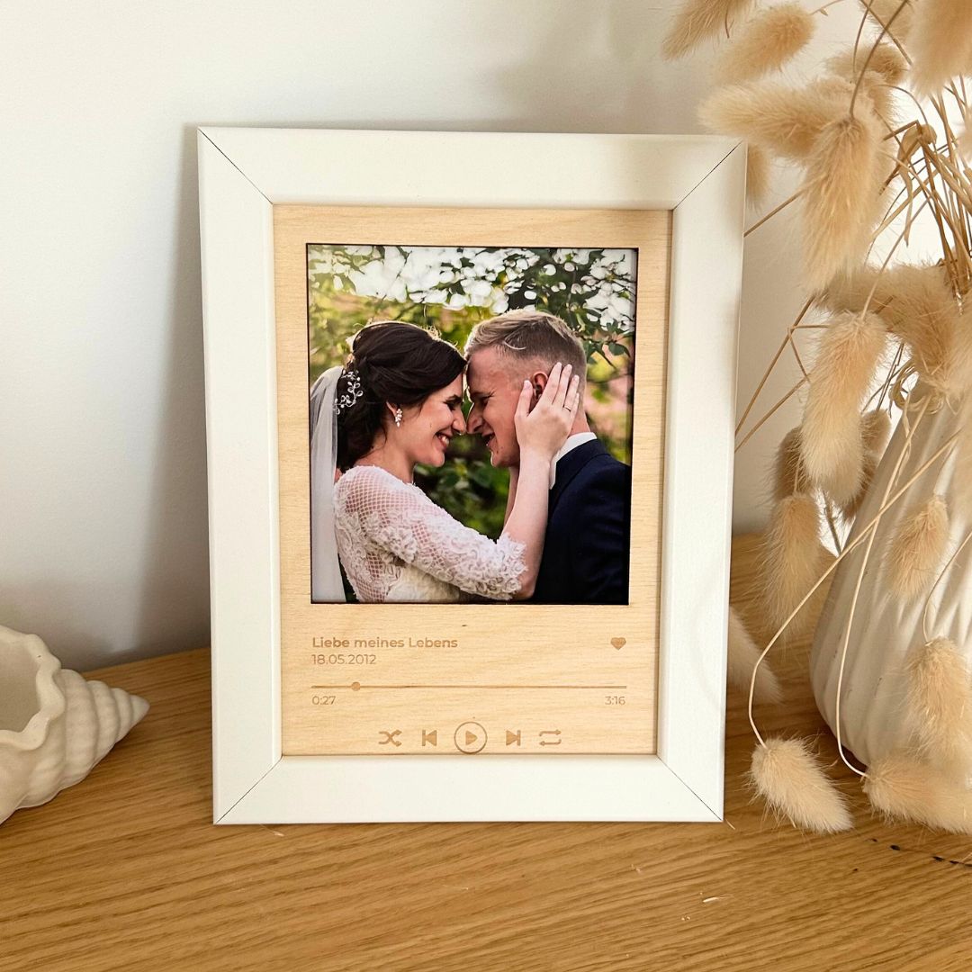 Personalisierter Bilderrahmen "Song Cover"
