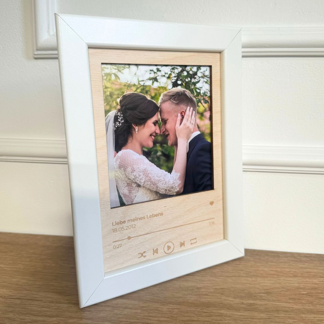 Personalisierter Bilderrahmen "Song Cover"