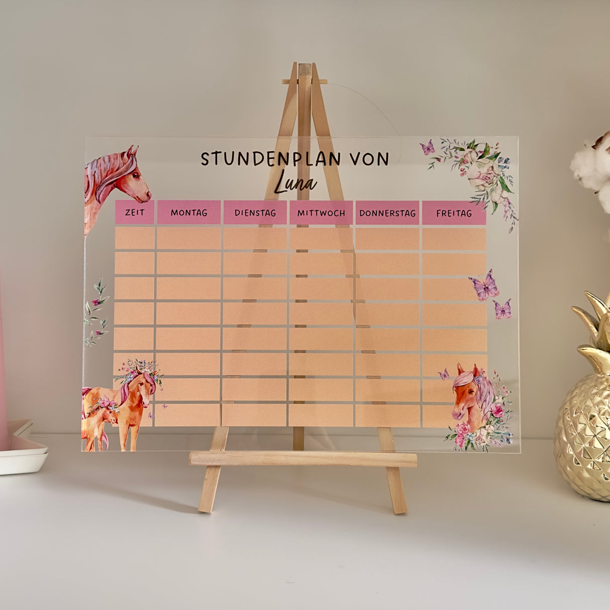 Stundenplan "Pferd"