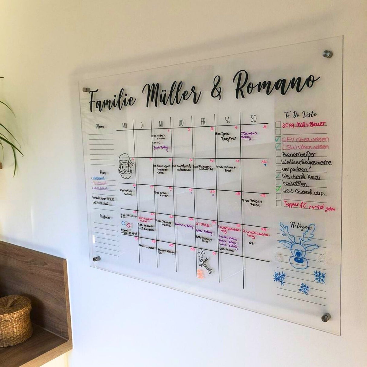 3-Namen Familienplaner