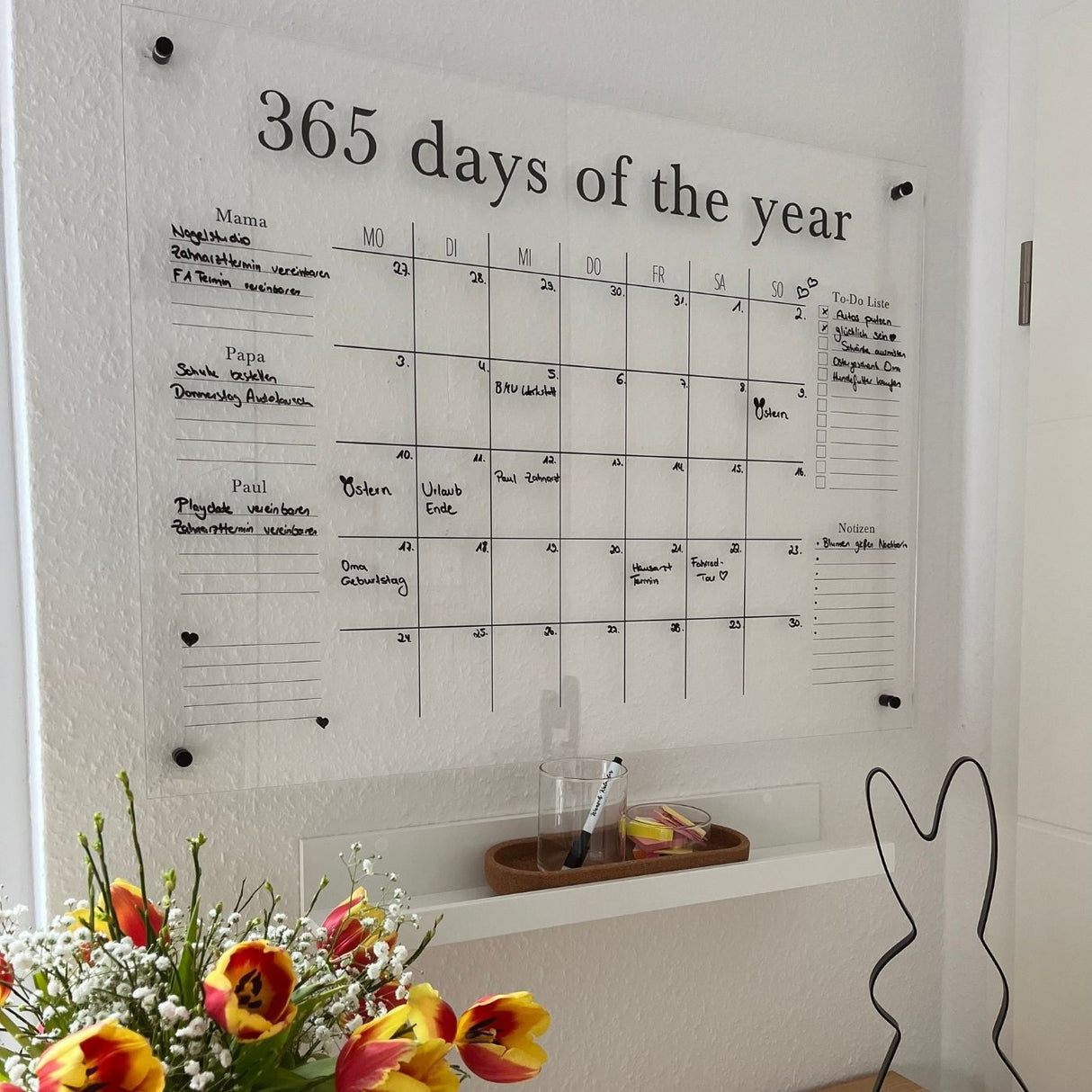 4-Namen Familienplaner