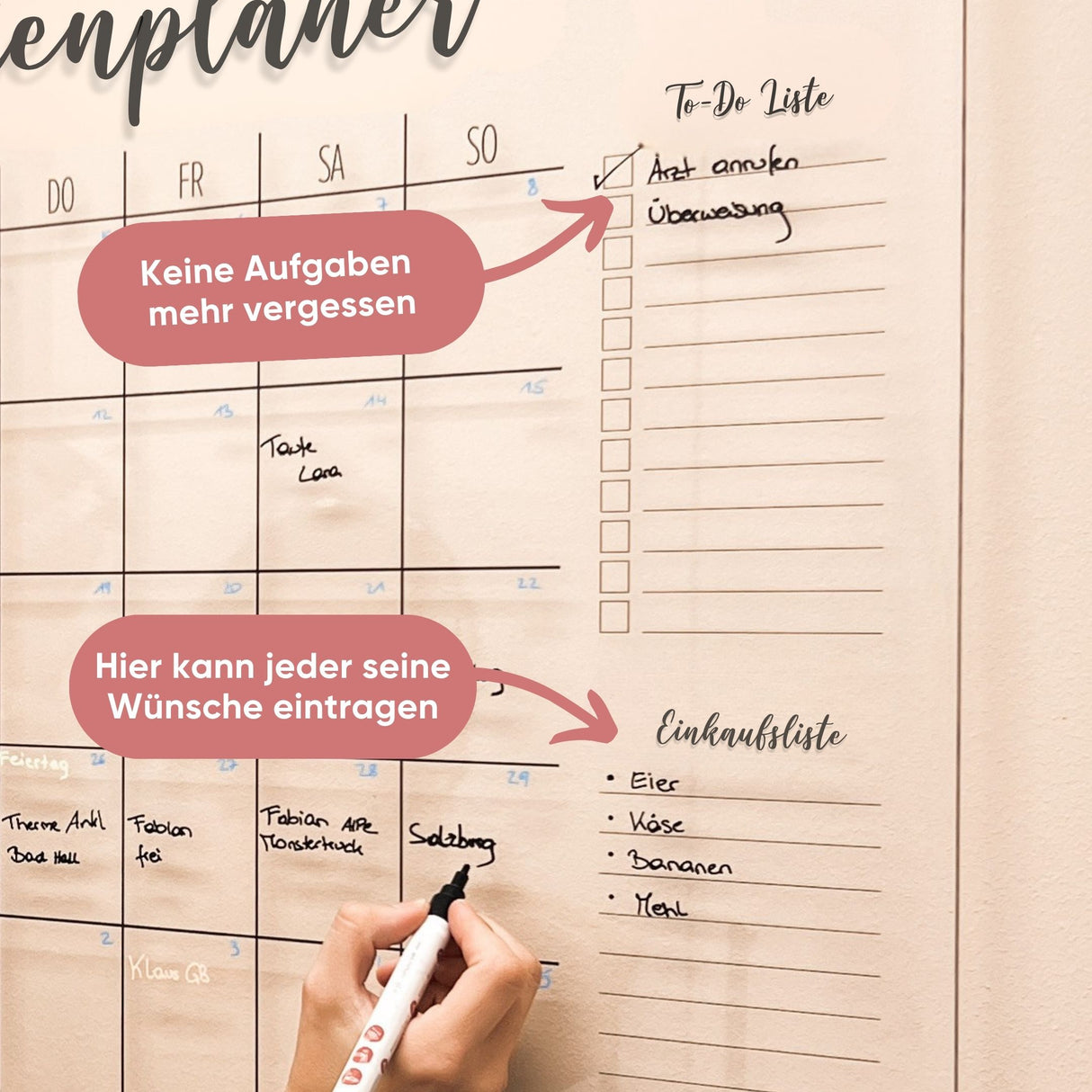 Familienplaner für 5