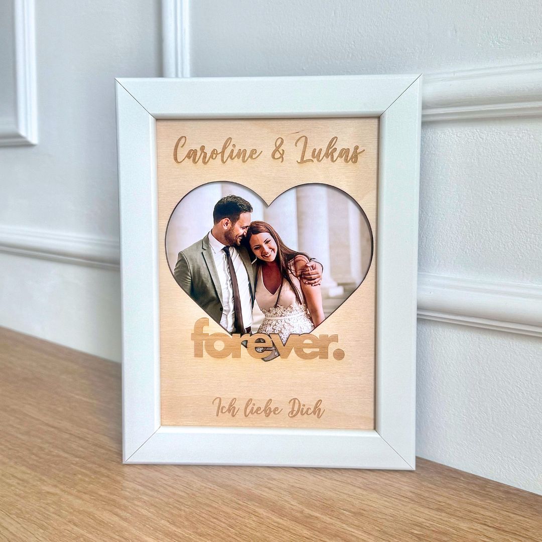 Personalisierter Bilderrahmen "Forever"