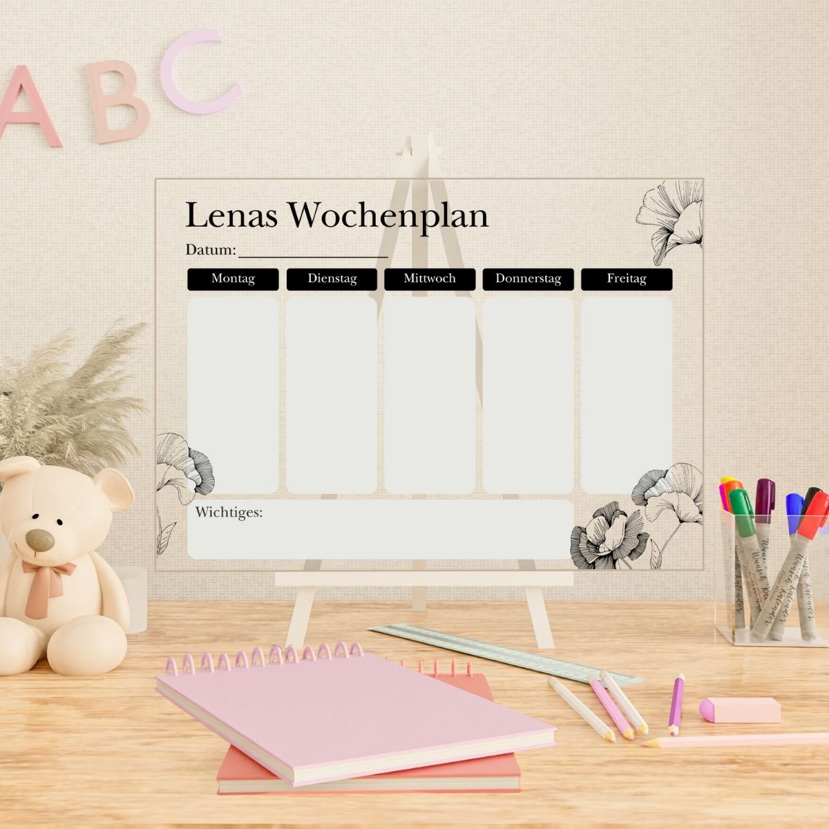 Wochenplaner "Flowerpower"