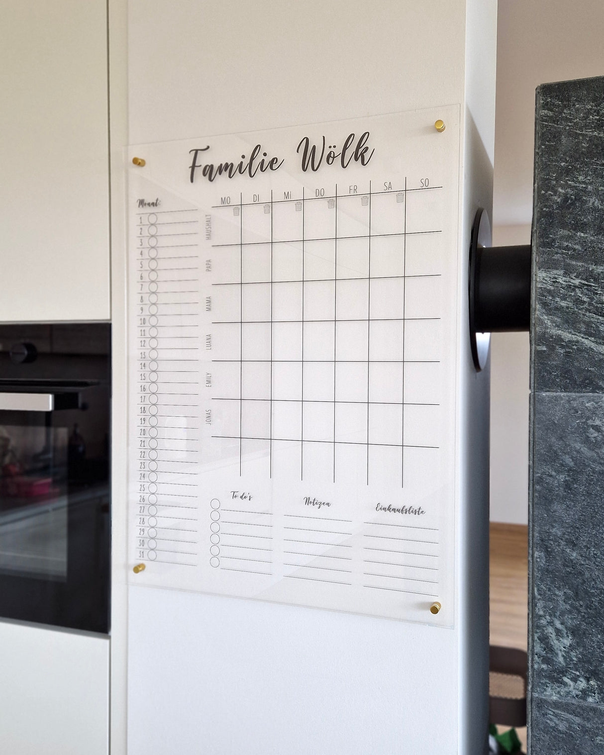 Haushaltsplaner bis 6 Personen @freiraum_ordnung