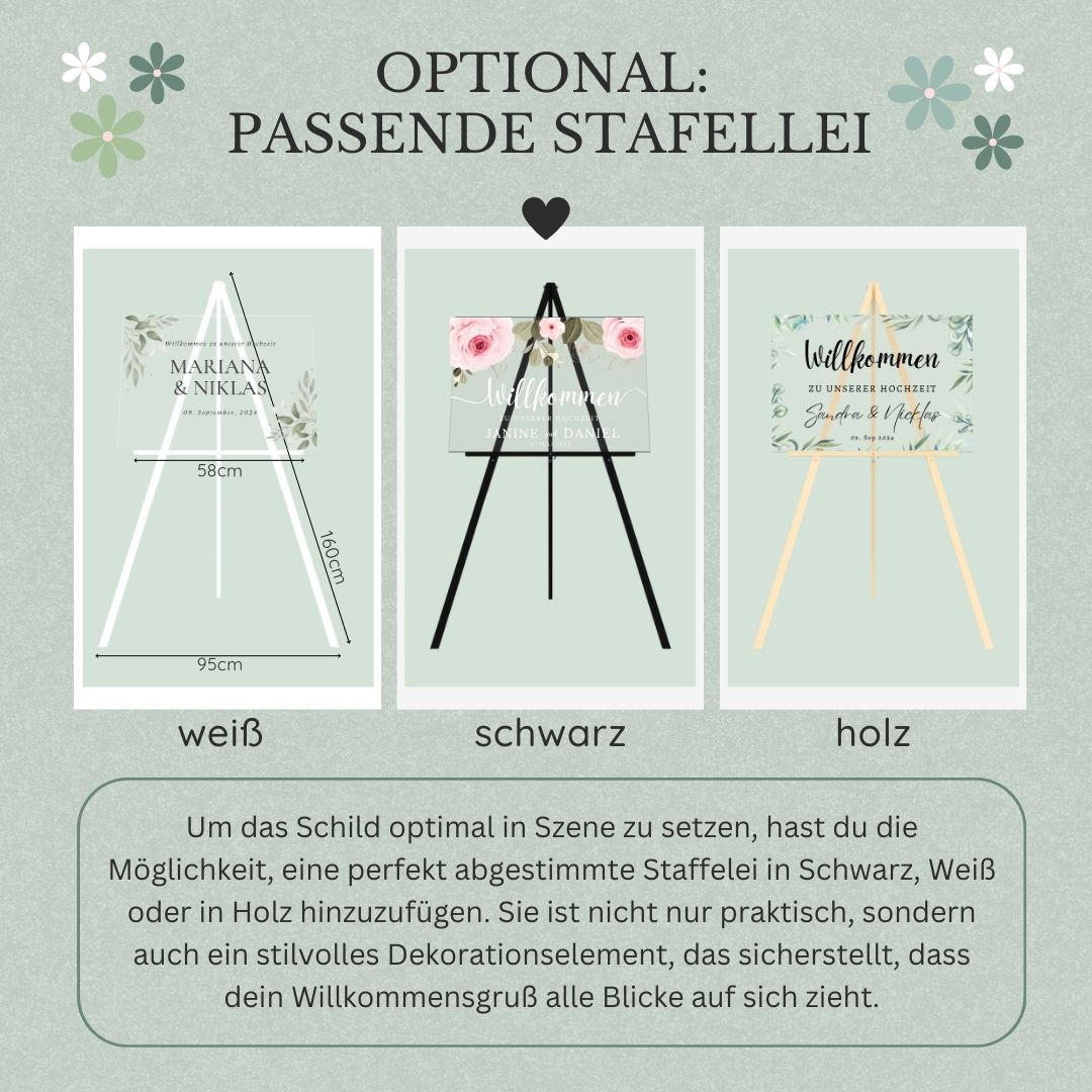 Hochzeitsschild "Flitterwochen"