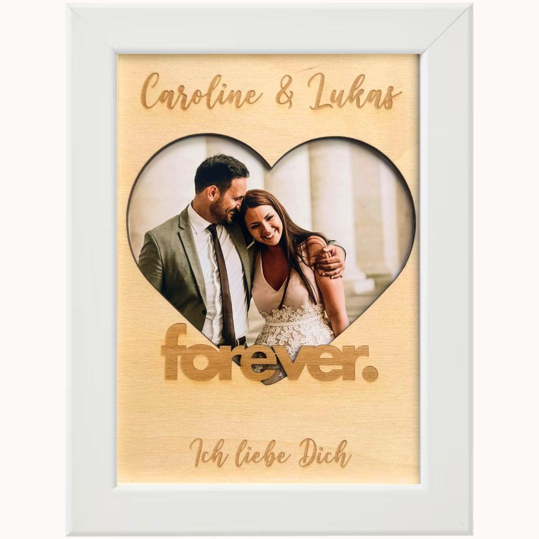 Personalisierter Bilderrahmen "Forever"