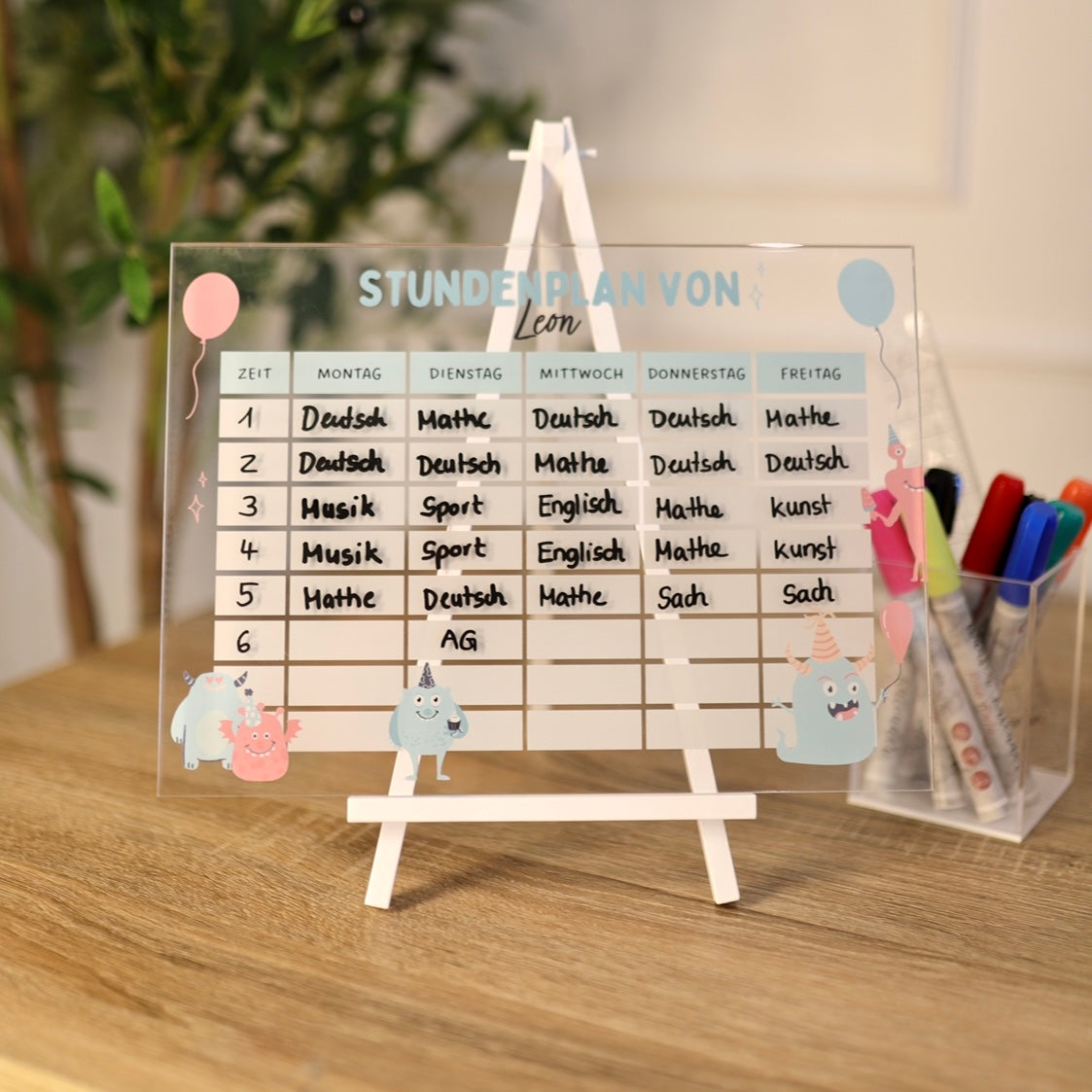 Stundenplan "Kleine Monster"