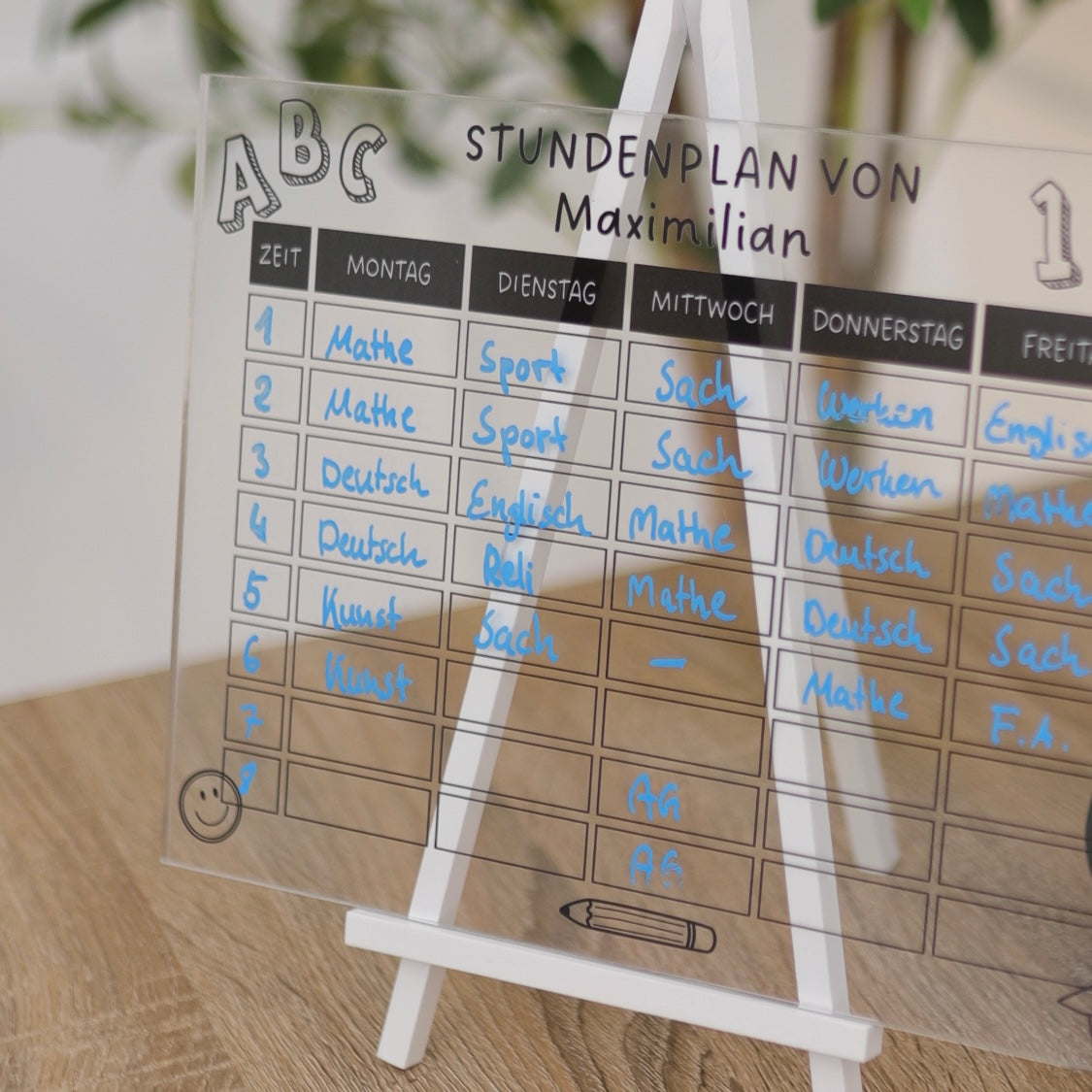 Stundenplan "ABC & 123"