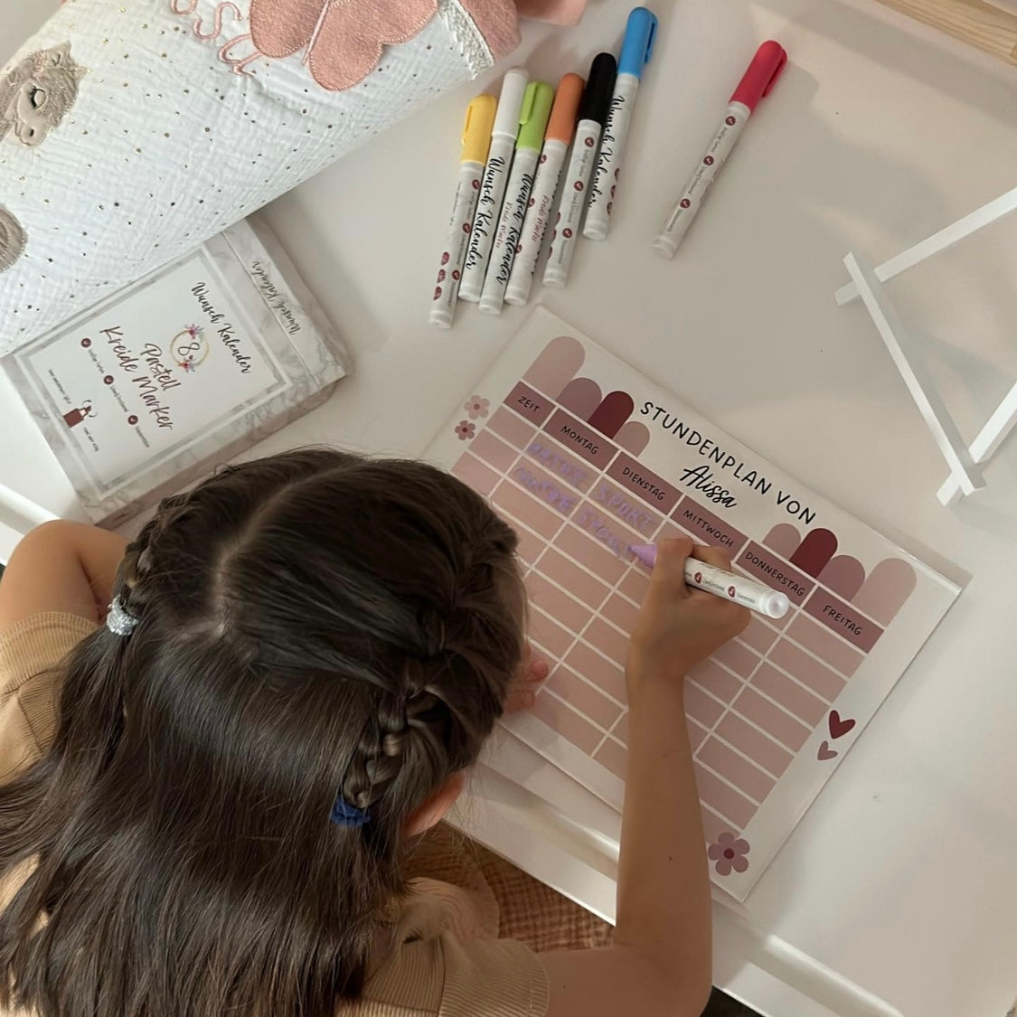Stundenplan "Rosarot"