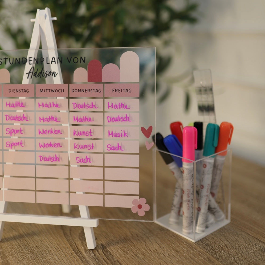 Stundenplan "Rosarot"