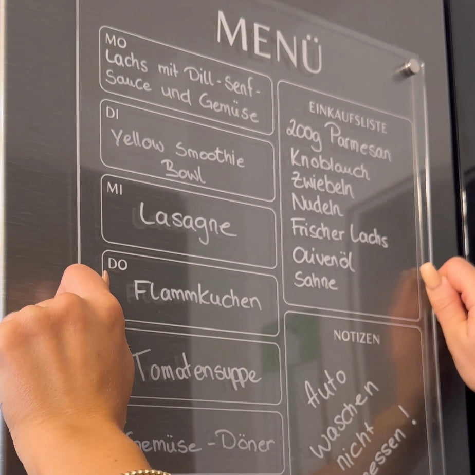 Kühlschrankplaner "MENÜ"