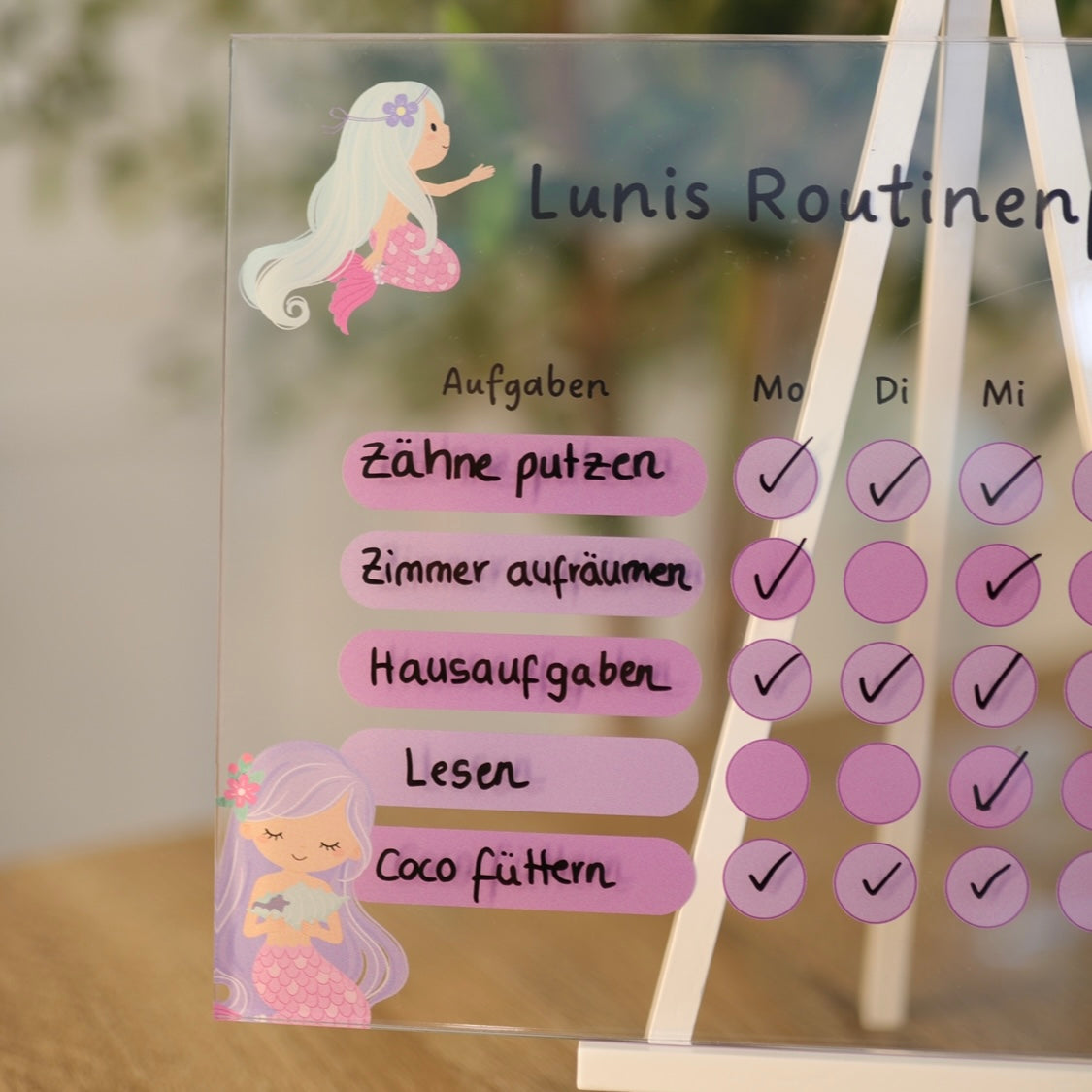 Routinenplaner "Meerjungfrau"