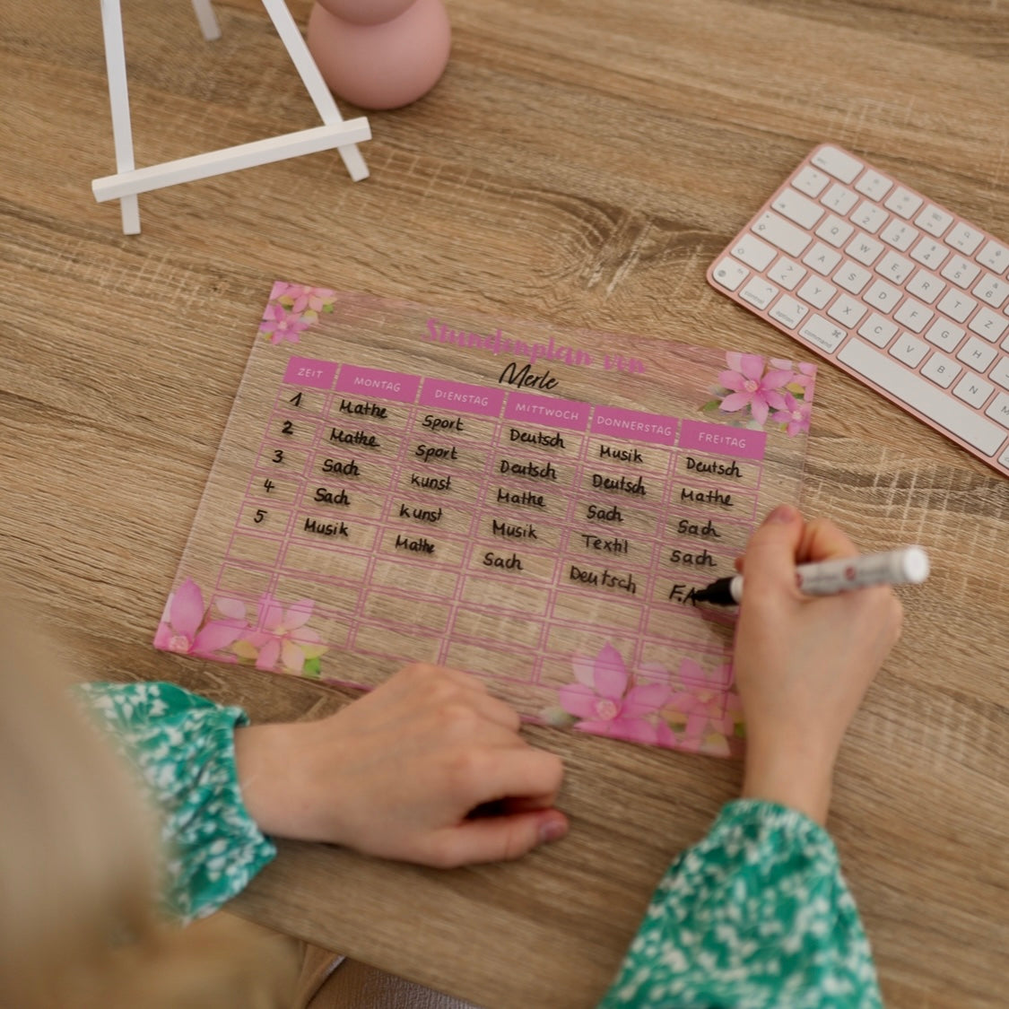 Stundenplan "Blumenliebe"