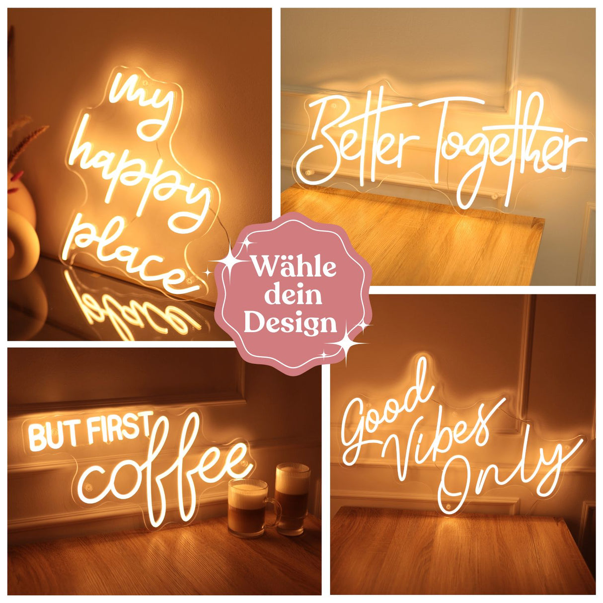 Stylische LED-Schriftzüge für jeden Anlass