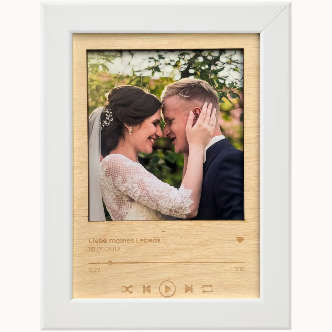 Personalisierter Bilderrahmen "Song Cover"