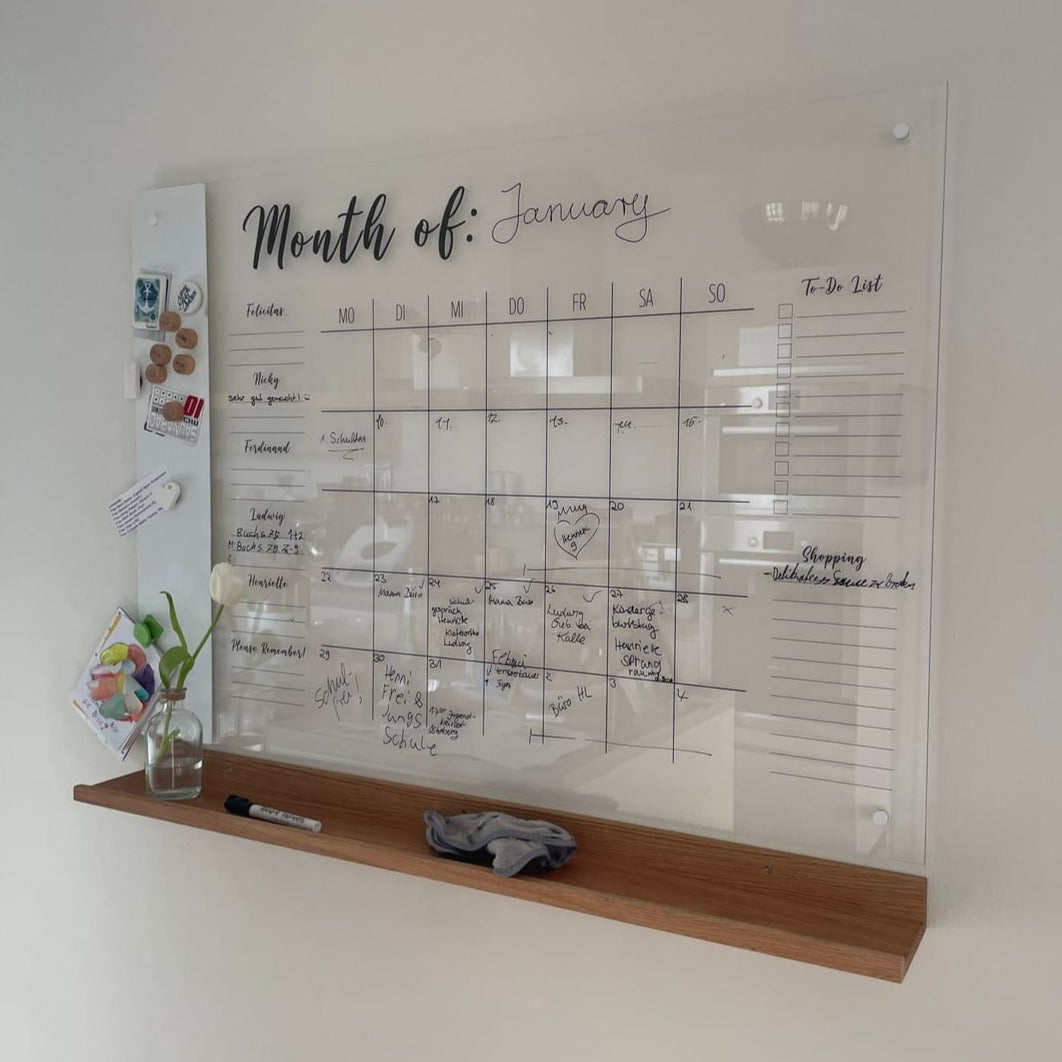 Familienplaner für 6 Personen mit Magnetboard