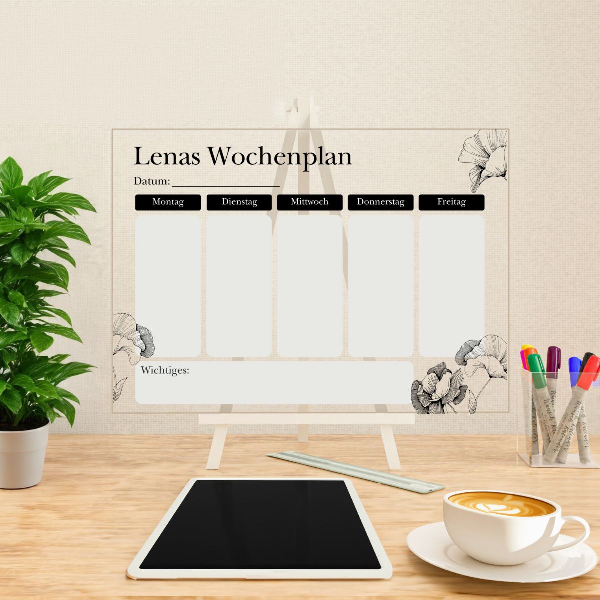 Wochenplaner "Flowerpower"