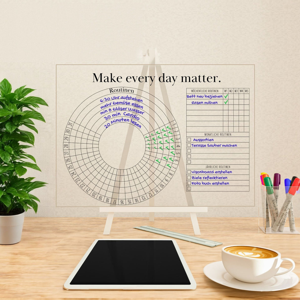 Habit Tracker "Monatsblick"