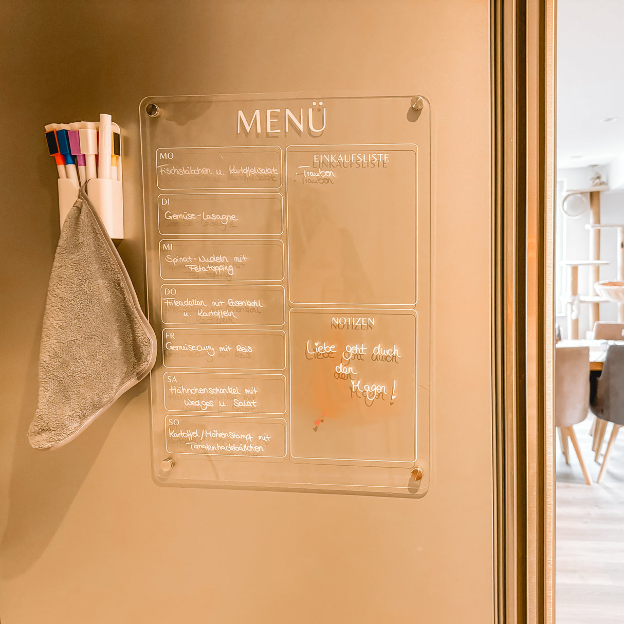 Kühlschrankplaner "MENÜ"