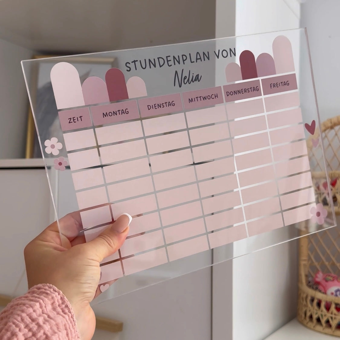 Stundenplan "Rosarot"