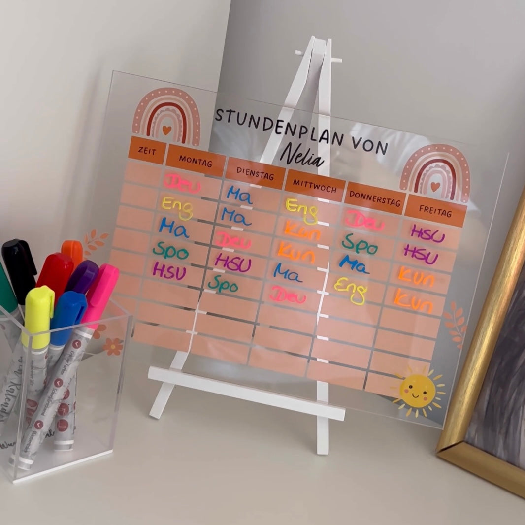Stundenplan "Regenbogen"
