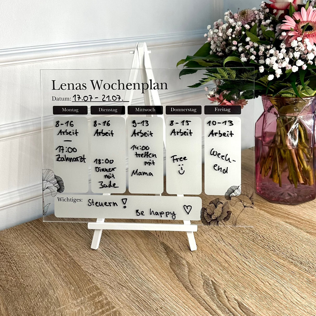 Wochenplaner "Flowerpower"