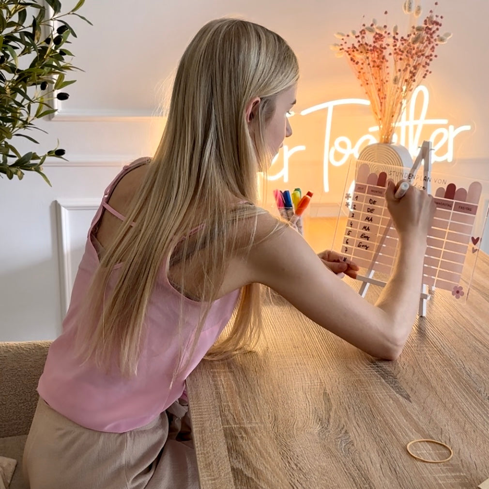 Stundenplan "Rosarot"