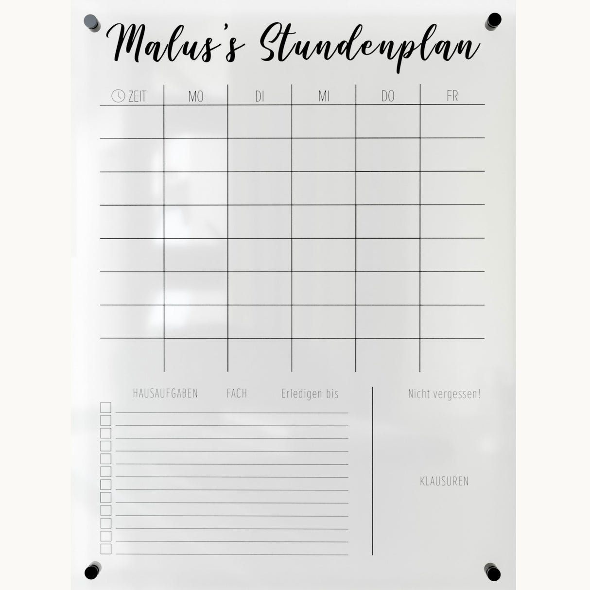 Stundenplan