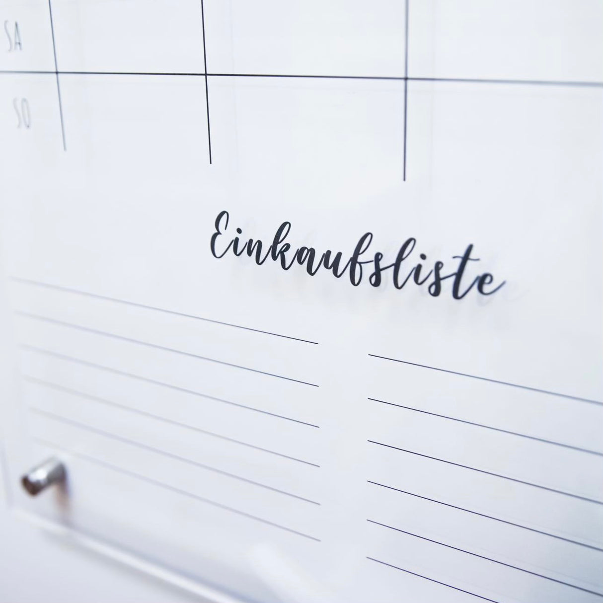 Organize and Style Menüplaner @Sixx