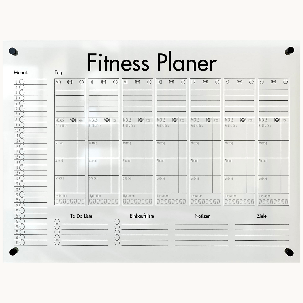 Fitnesskalender @llynnllaura