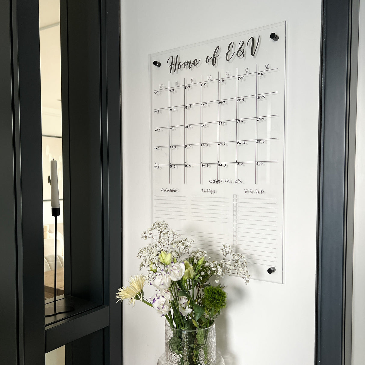 Hochkant 4-Namen Familienplaner