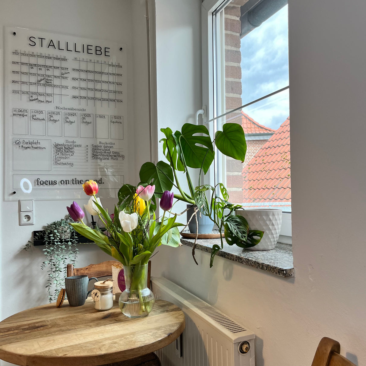 Hochkant 2-Monatsplaner mit Wochenübersicht & viel Platz für Notizen