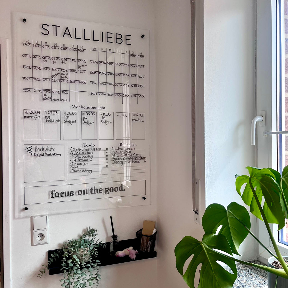 Hochkant 2-Monatsplaner mit Wochenübersicht & viel Platz für Notizen