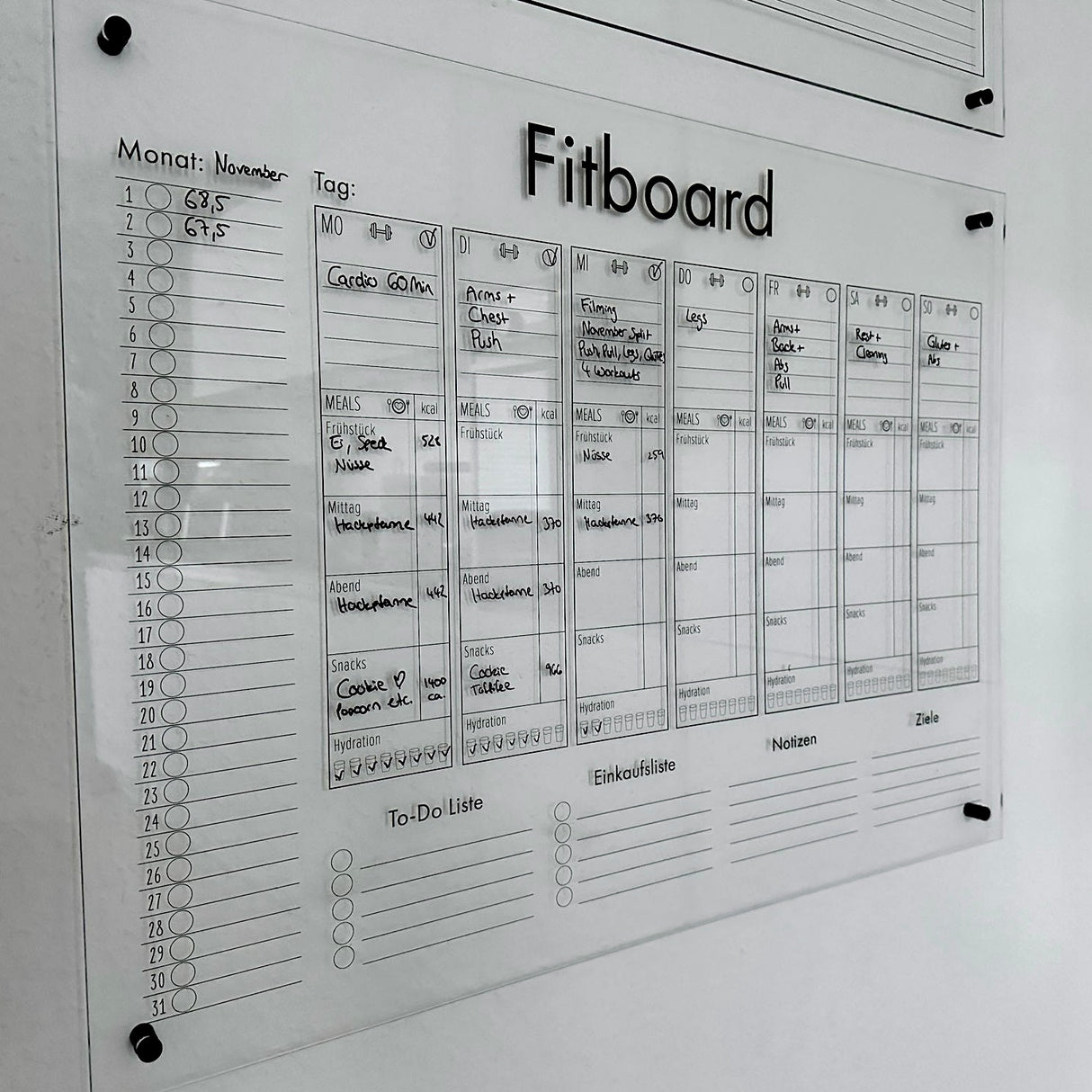 Fitnesskalender @llynnllaura