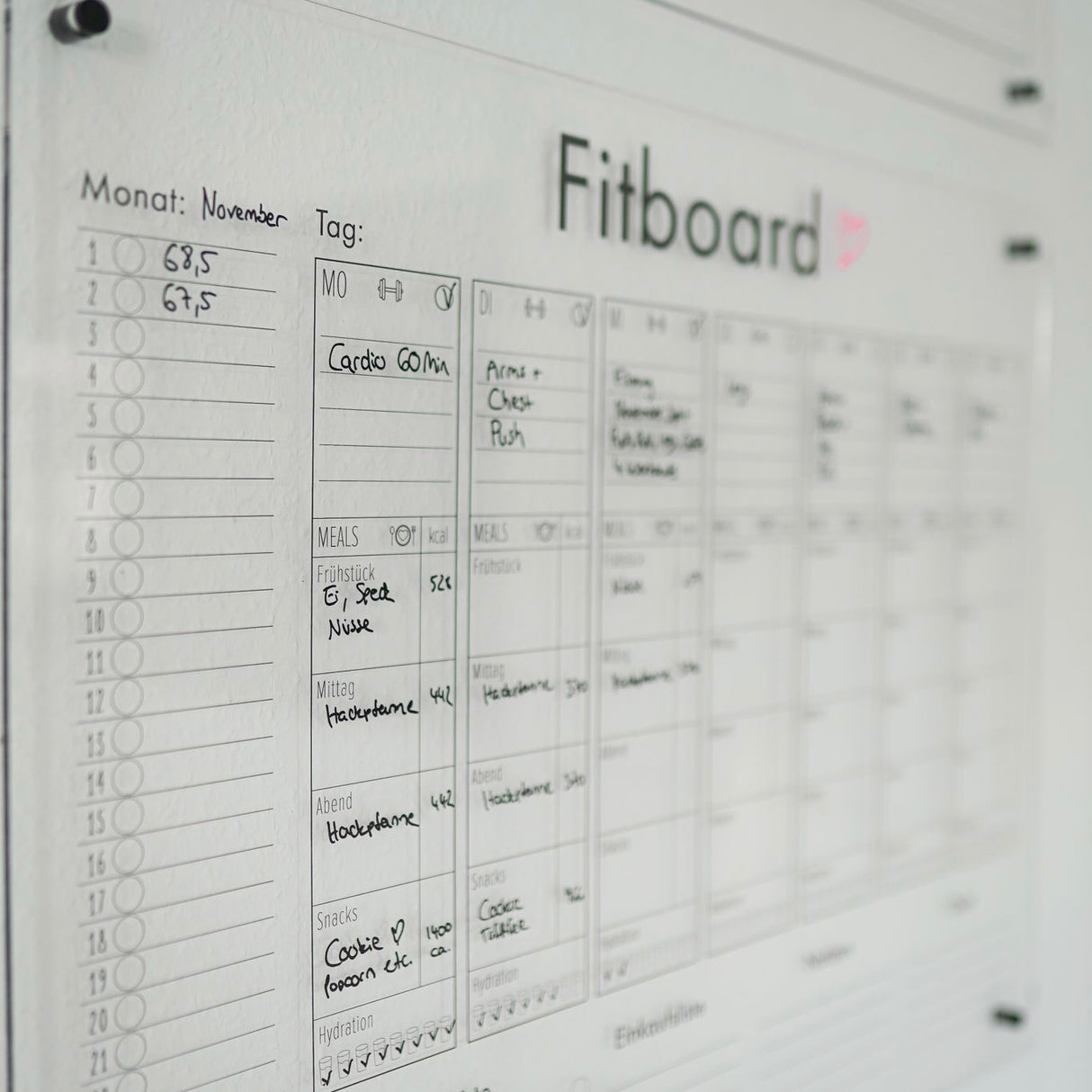 Fitnesskalender @llynnllaura