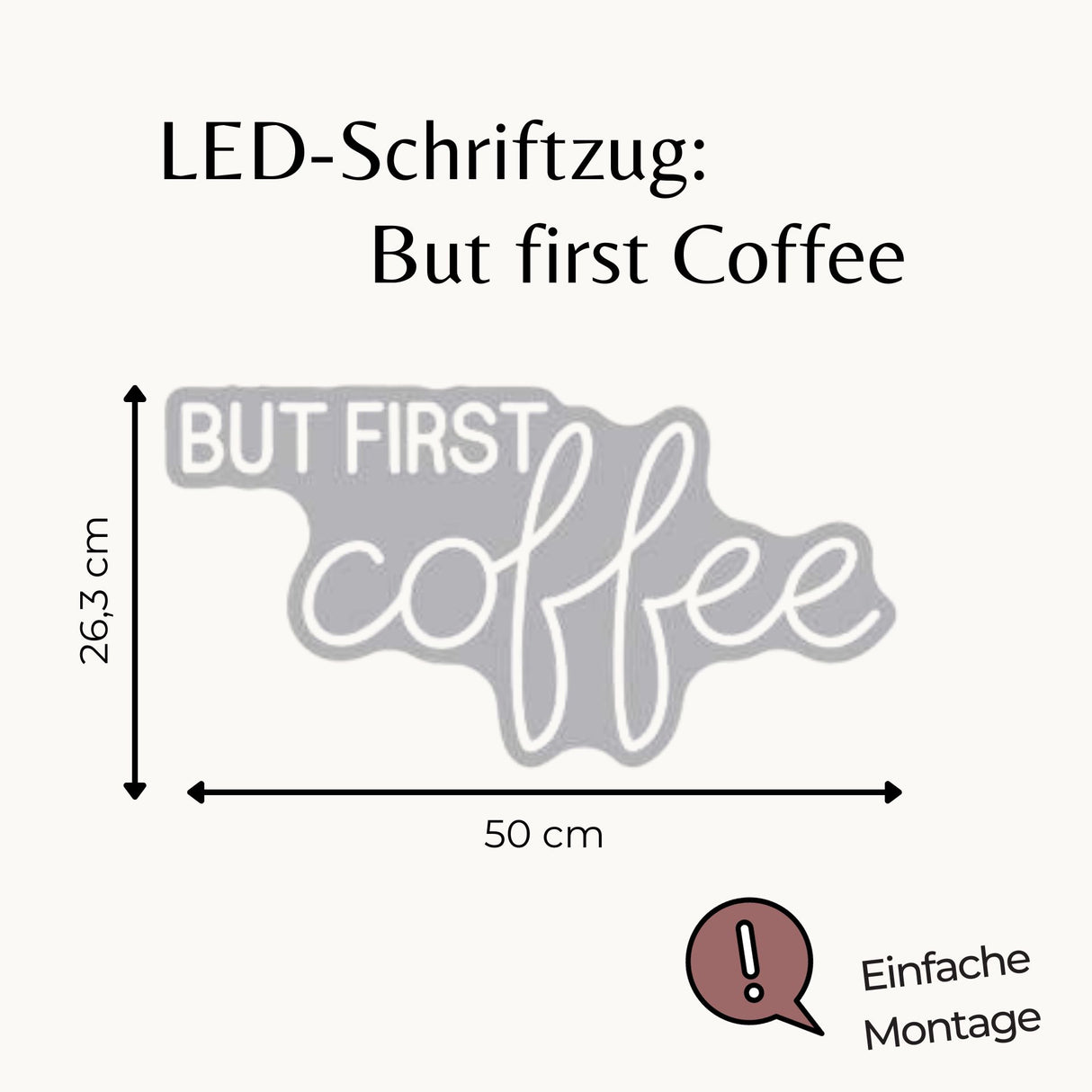 Stylische LED-Schriftzüge für jeden Anlass