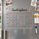 Kühlschrankplaner "Familienkalender bis 5 Namen"