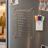 Kühlschrankplaner "Shopping List"