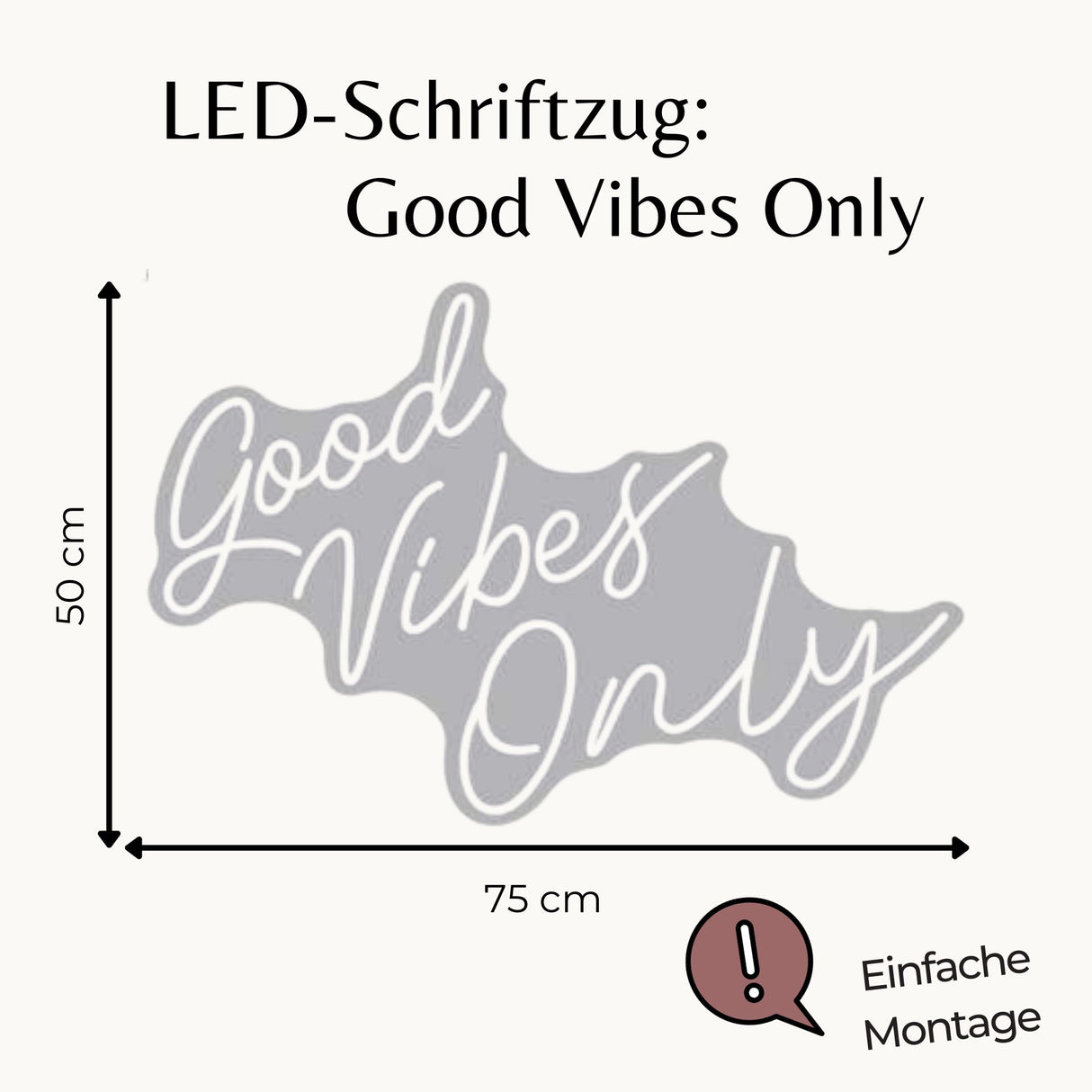 Stylische LED-Schriftzüge für jeden Anlass