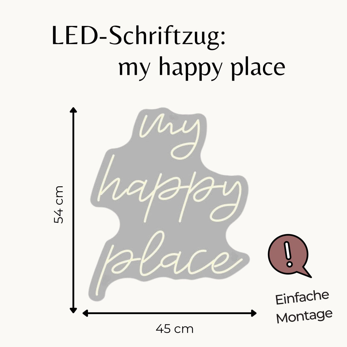 Stylische LED-Schriftzüge für jeden Anlass