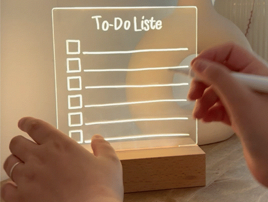 LED-Schriftzüge – Wunsch Kalender