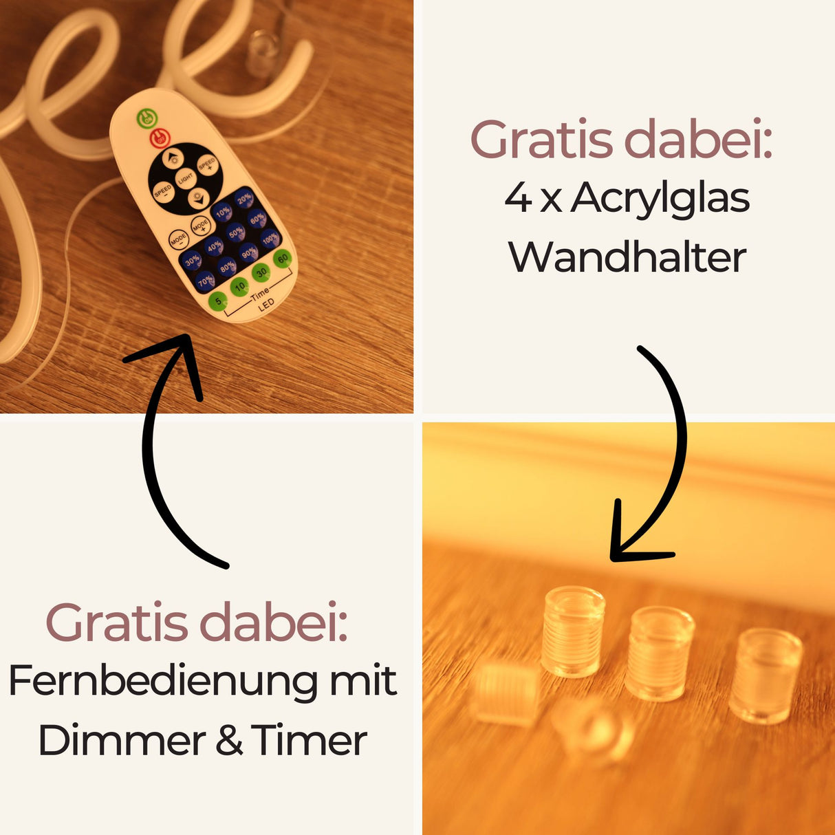Stylische LED-Schriftzüge für jeden Anlass