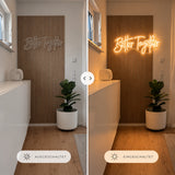 "Better Together" - LED Schriftzug